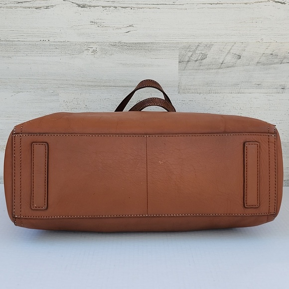 FOSSIL LEATHER TOTE BAG - Picture 7 of 13